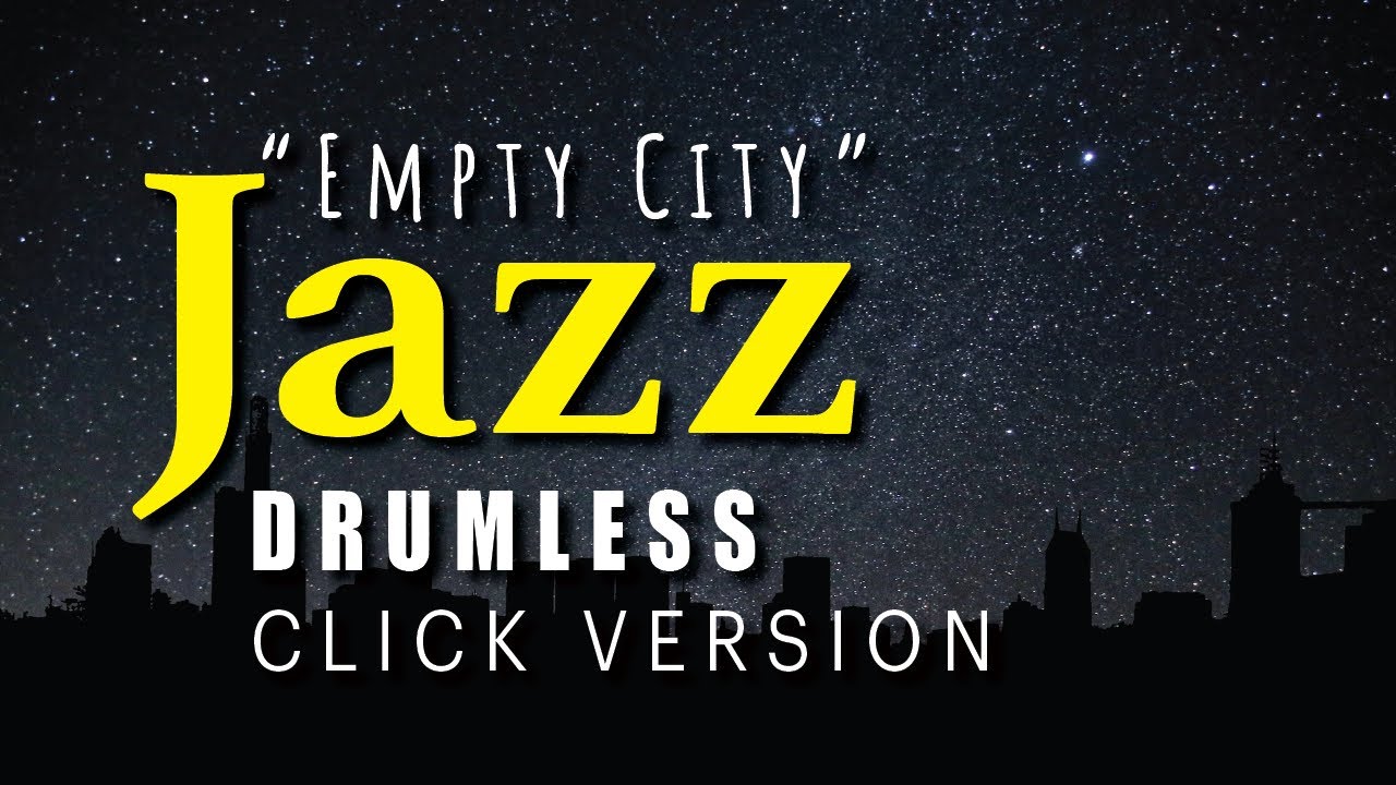 Drumless Jazz Backing Track- 90 bpm with CLICK - Brushes Play along practice for drummers