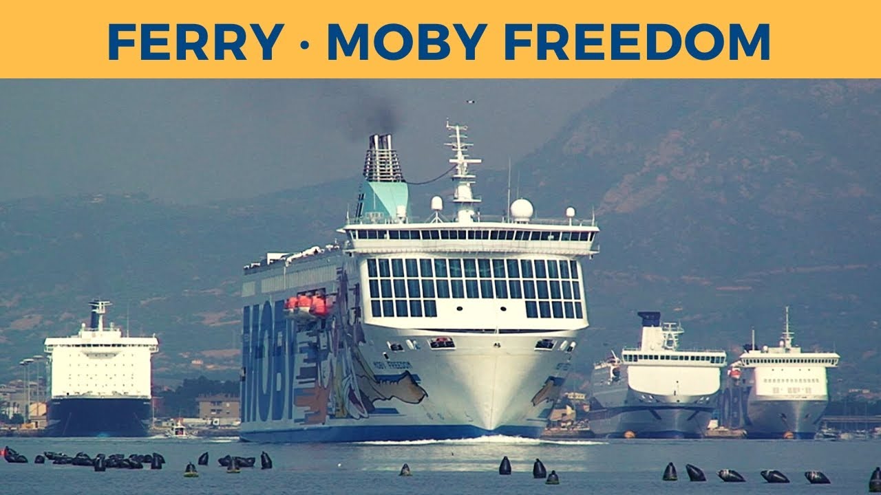 Classic Ferry Video 2007 - Departure of ferry MOBY FREEDOM, Olbia (Moby Lines)