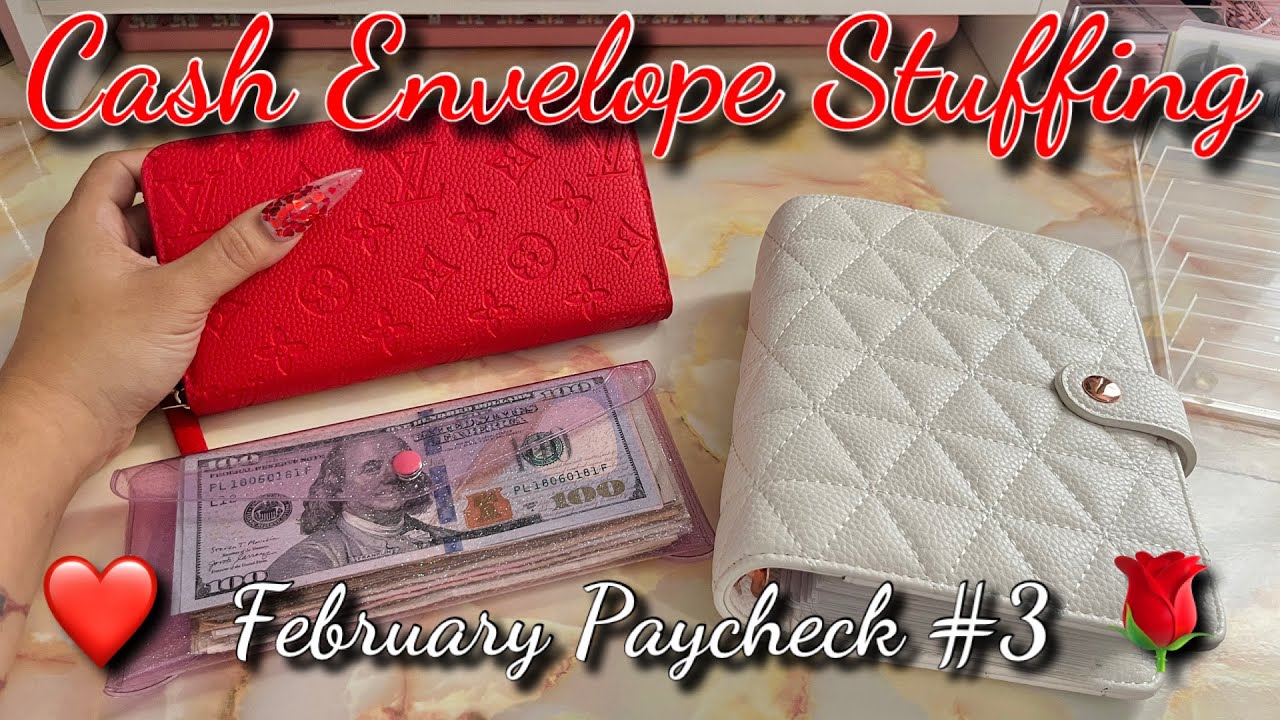 CASH ENVELOPE STUFFING FEBRUARY PAYCHECK #3 | #howtosavemoney  #cashbudgeting  #cashenvelopesystem