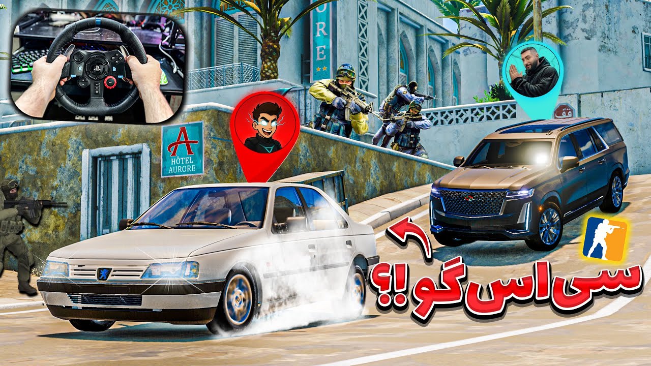 چالش زنده موندن توی سی اس با طهمورث 😱😱 | BeamNG Drive