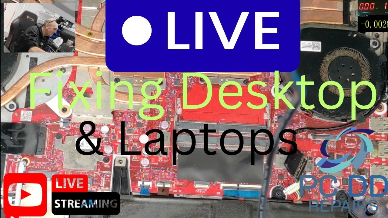 * L  I  V  E * Diagnostic's Desktops  #computerrepair #laptop  #microsoldering #pc #laptoprepair