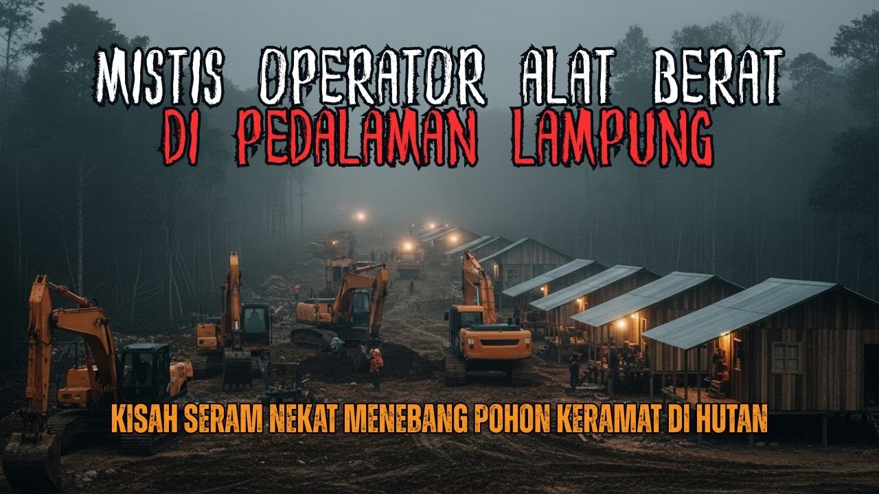 MERINDING DI PROYEK JALAN TENGAH HUTAN! MISTIS OPERATOR ALAT BERAT DI PEDALAMAN LAMPUNG