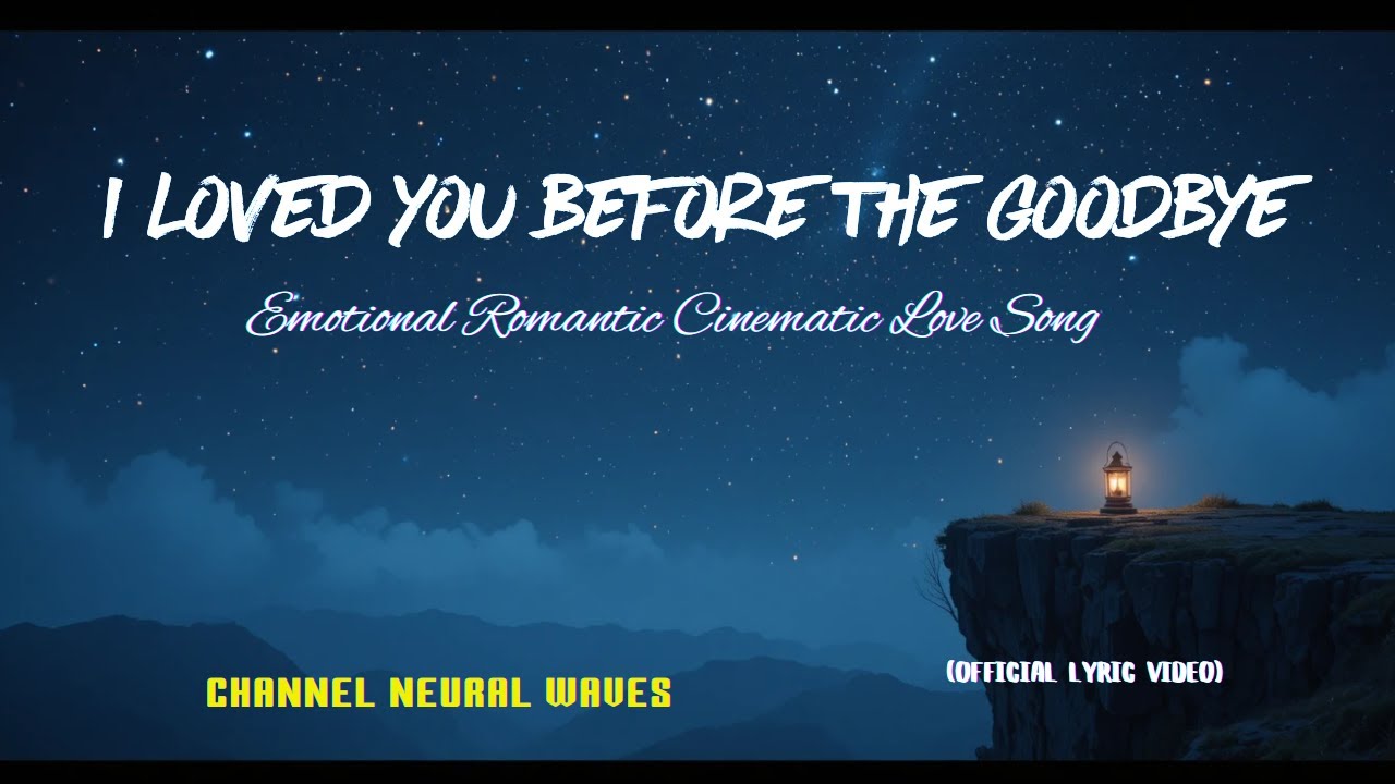 I Loved You Before the Goodbye | Emotional Romantic Cinematic Love Song (Official Lyric Video)