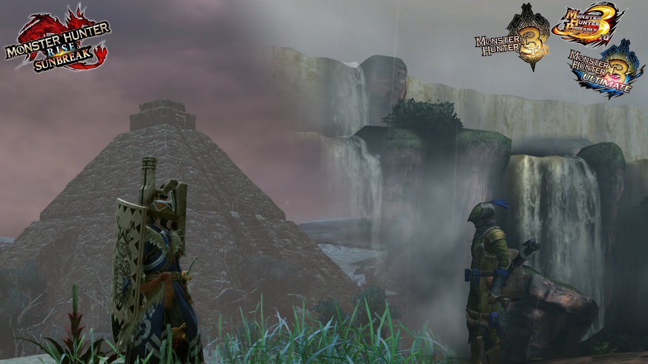 NEW vs OLD Flooded Forest | MHRise Sunbreak and 3rd Generation Full Comparison/Tour