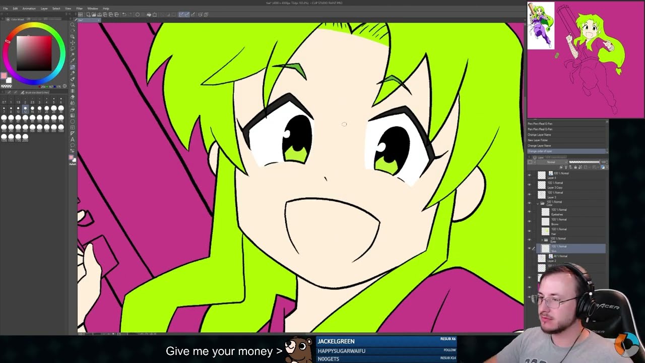 Lightning Paint - Yae from Goemon/Mystical Ninja