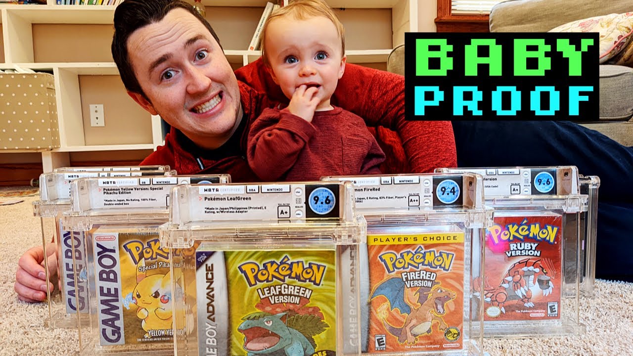 I got my Pokemon games baby proofed! The Graded Video Games are here!