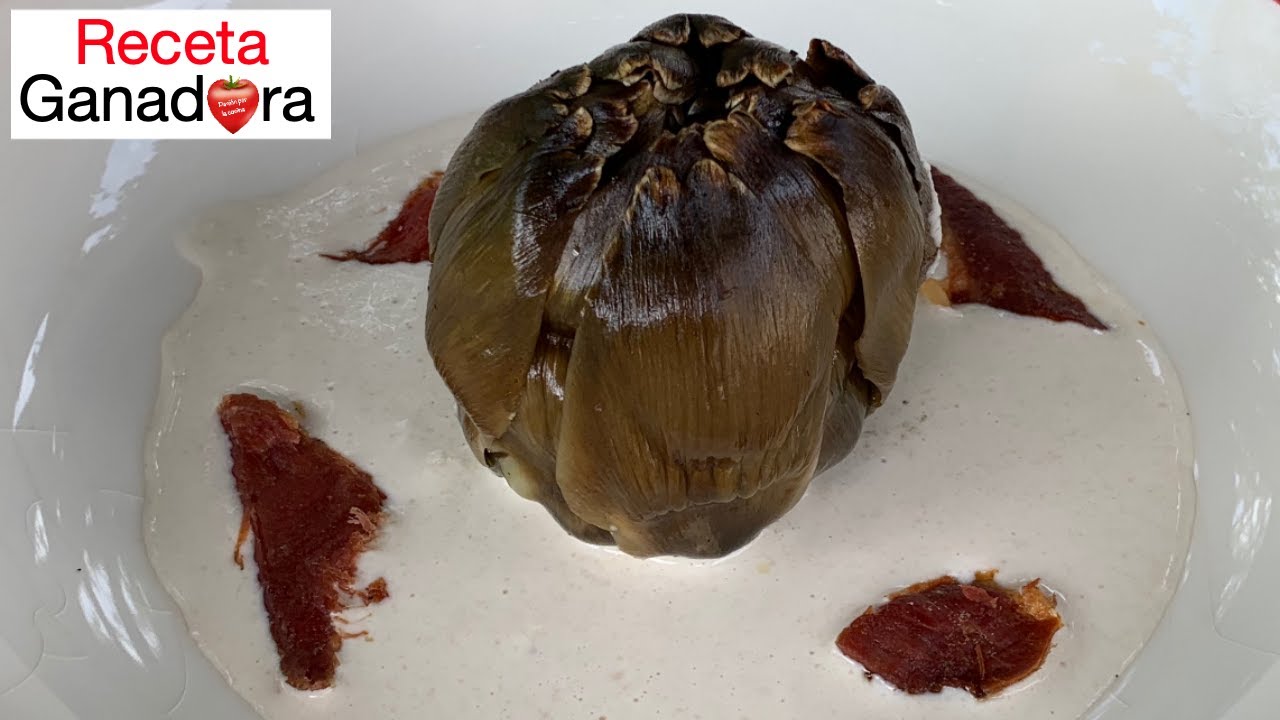 Alcachofas a la brasa con ajoblanco 🧄  | Receta ganadora