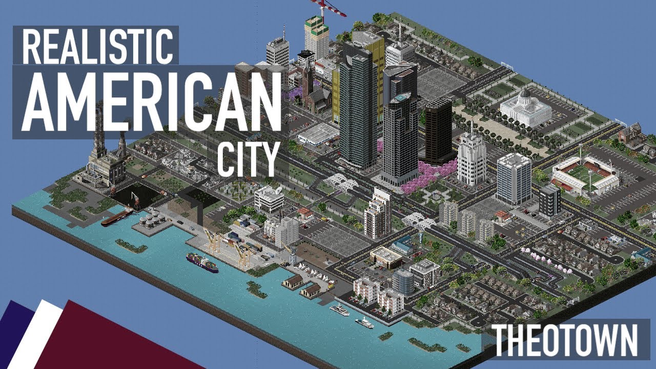 TheoTown: Realistic American City | Timelapse