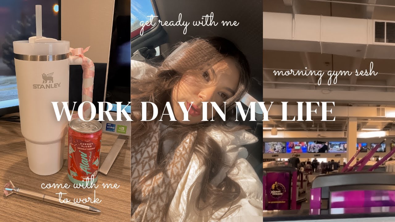 WORK DAY IN MY LIFE: get ready and come with me to work!