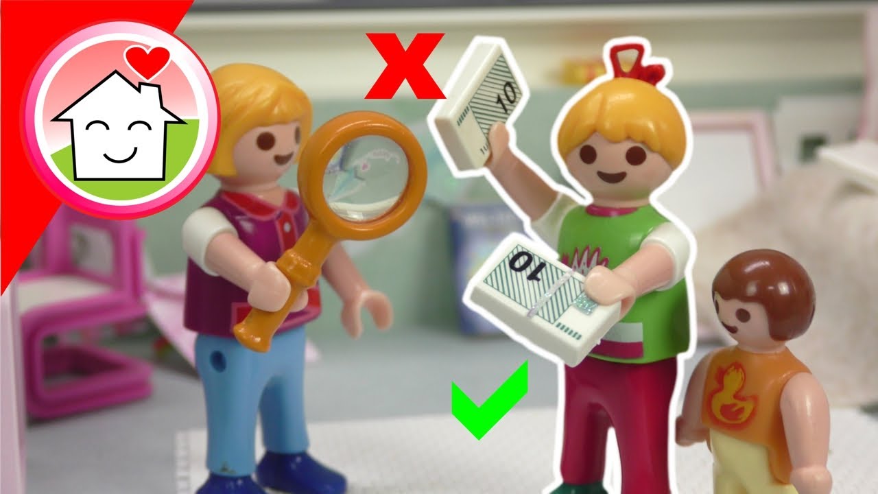 Playmobil Film Familie Hauser - echt oder falsch? - Anna und Lena ermitteln