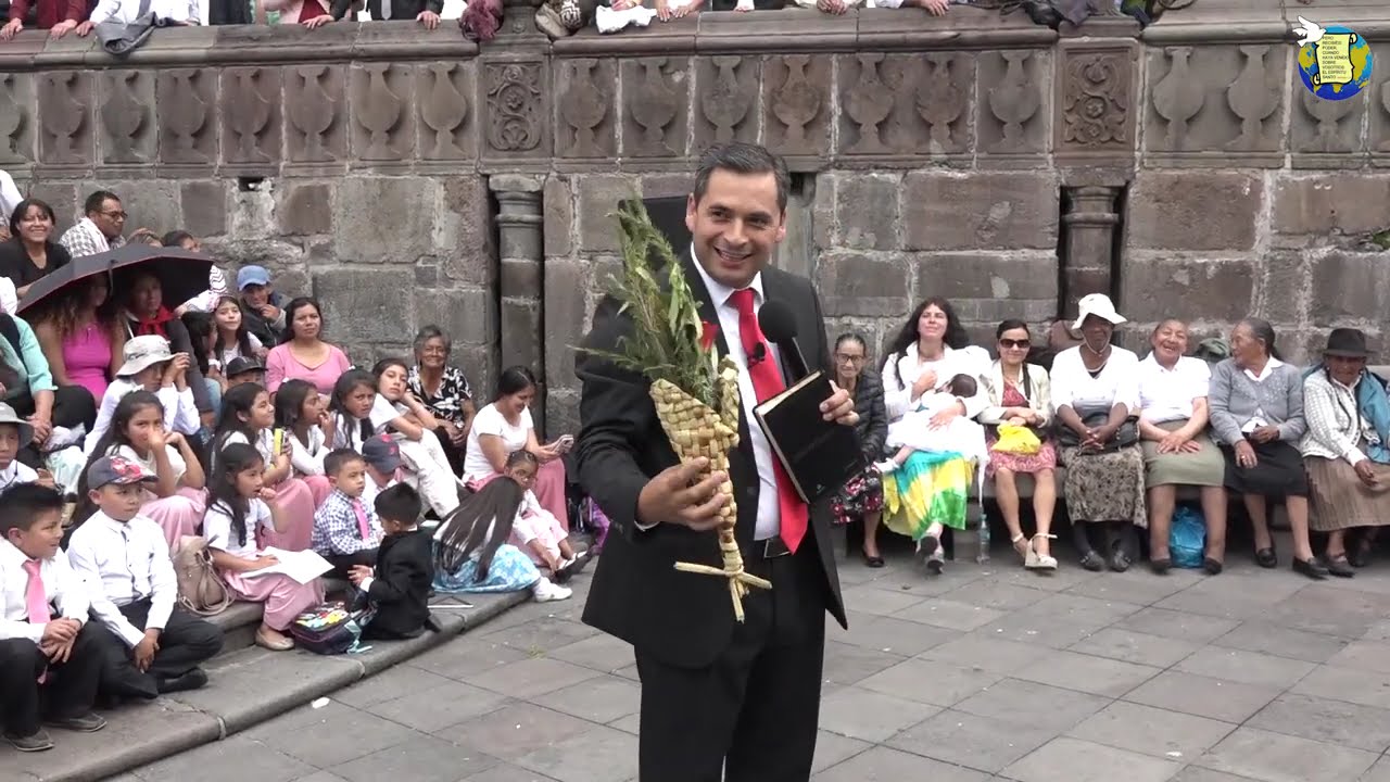 EVANGELISMO EN LA PLAZA GRANDE  (DOMINGO DE RAMOS) 2019-04-14