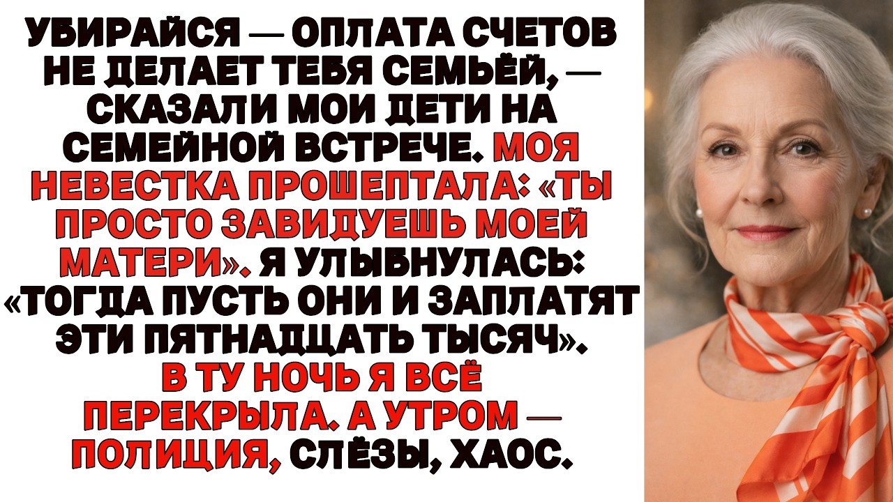 Я ехала 6 часов в шторм с подарками на огромную сумму…Но потом я услышала свою невестку  и отменила