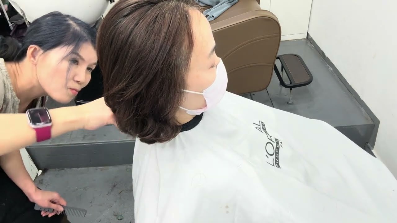 미용인을 위한 아이롱펌으로 자연스런 바디펌 2부