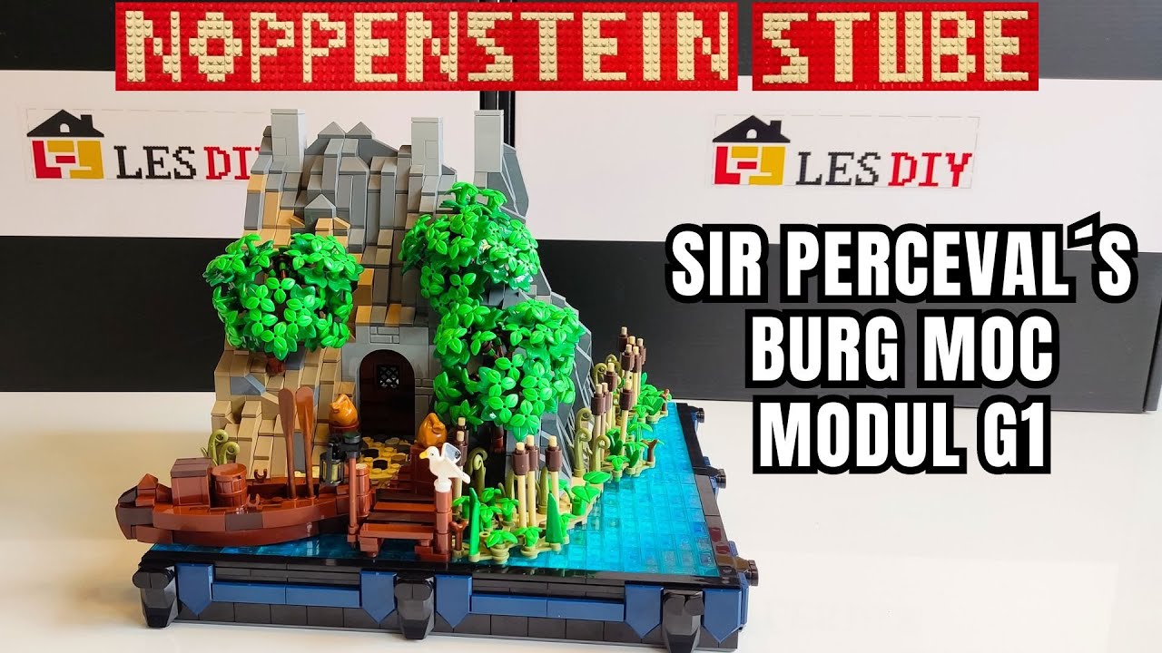 Super schönes Modul | LesDiy Sir Perceval Klemmbaustein Burg MOC Modul G1