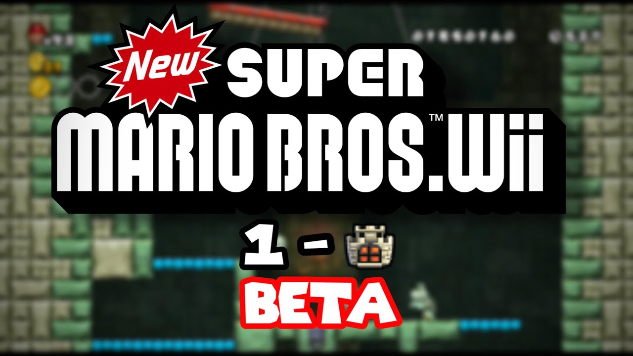 NSMBW Beta World 1-Tower Restored
