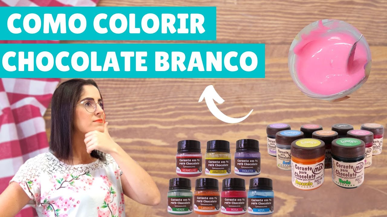 Como COLORIR chocolate branco!!