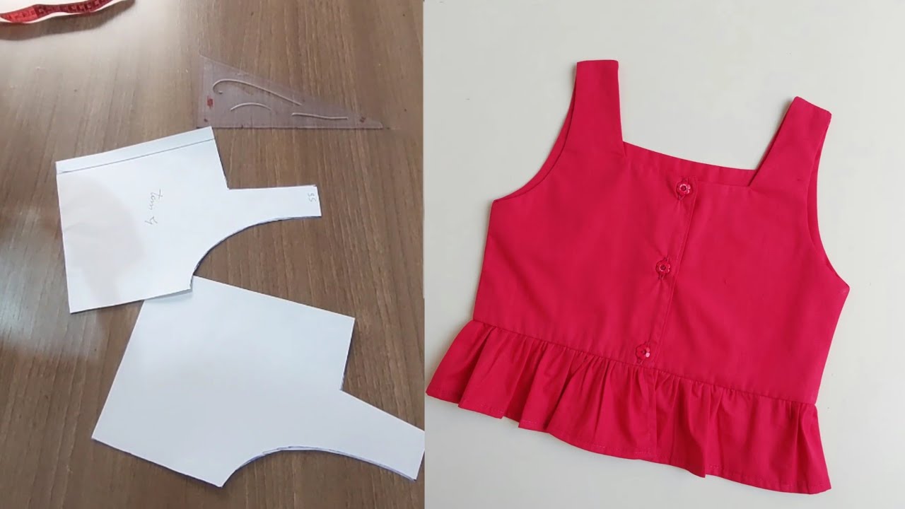 COMO FAZER A MODELAGEM E COSTURA CROOPPD REGATA INFANTIL /ACABAMENTO TODO EMBUTIDO#costurainiciantes