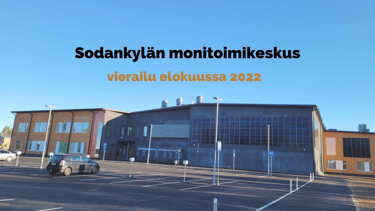Vierailu Sodankyl&auml;n monitoimikeskuksessa elokuu 2022