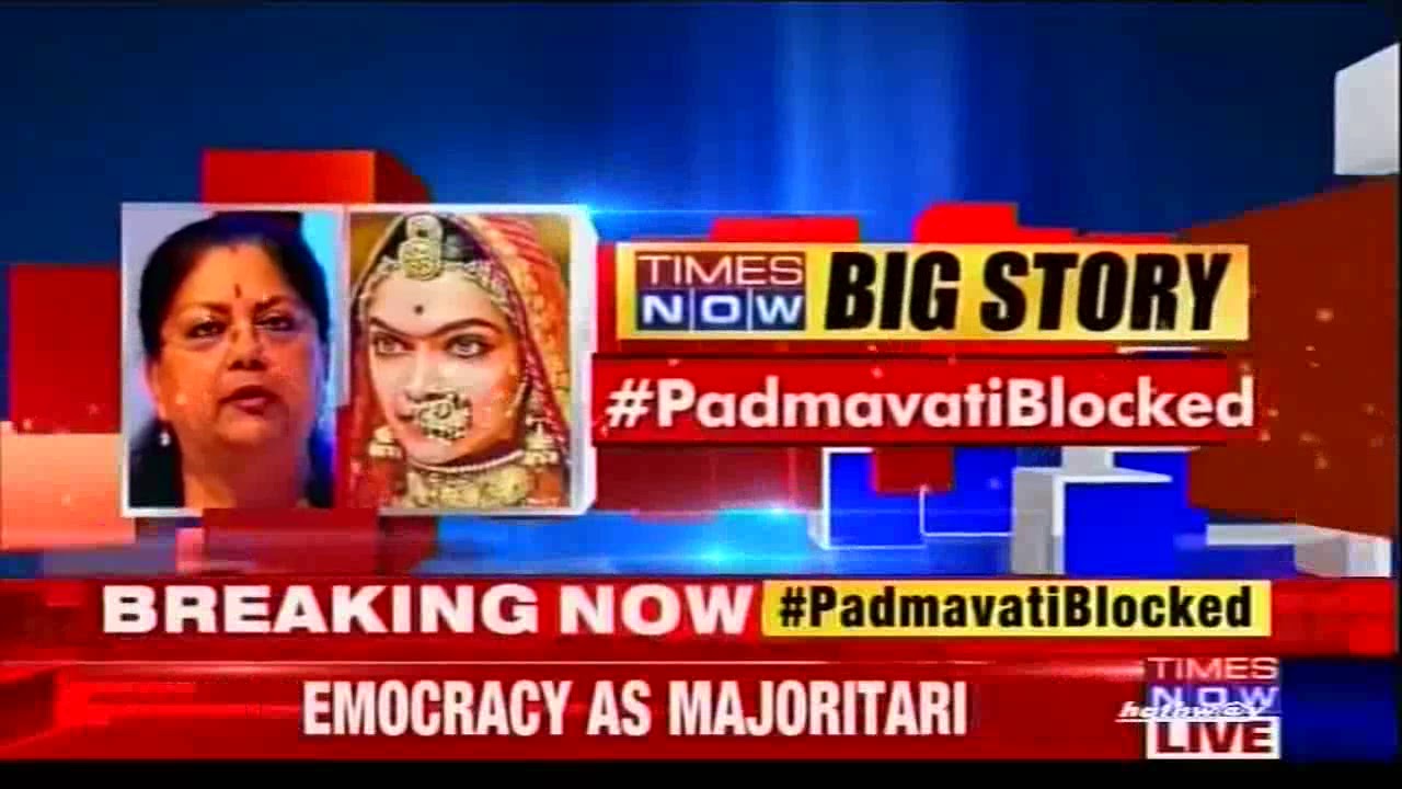SPECIAL FILM PADMAVATI DEBATE TIMES NOW 19 11 2017