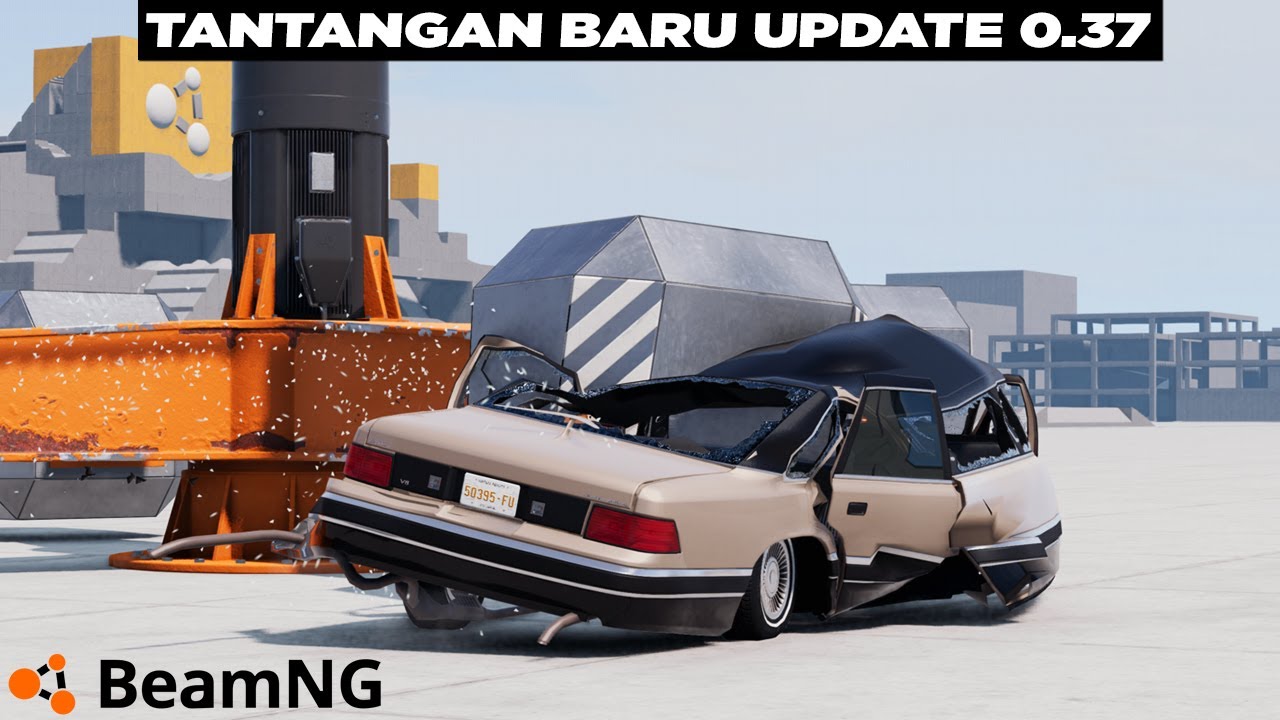 Alat Penghancur Mobil Terbaru... Semakin Stress Banyak Restart 😠😭 BeamNG Drive Gameplay Indonesia