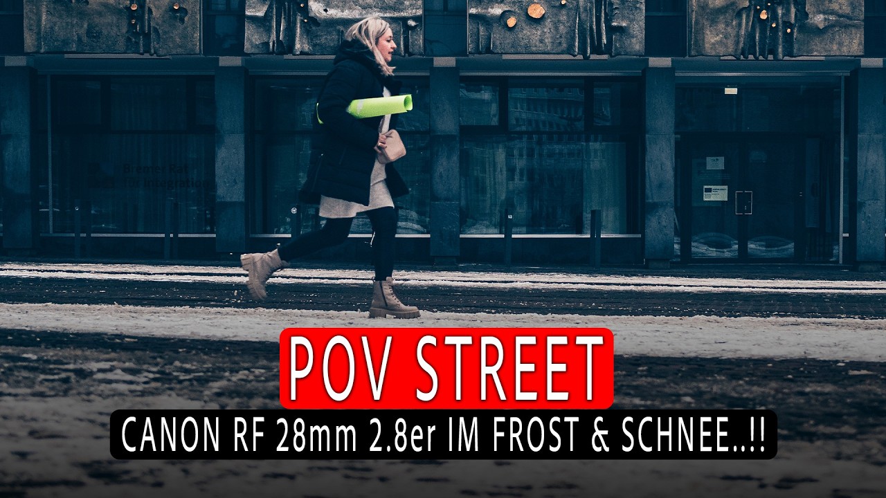 POV Street Fotowalk bei Frost & Schnee..!! - Canon RF 28mm f2.8 & die Canon R10..!!
