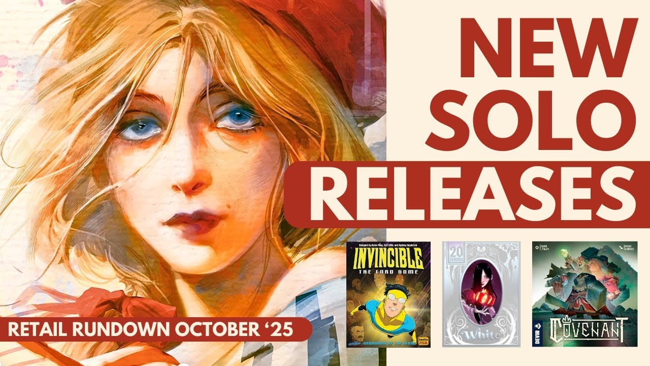 Retail Rundown Ep.5: Top Solo Board Games Available Now! (October 2025)