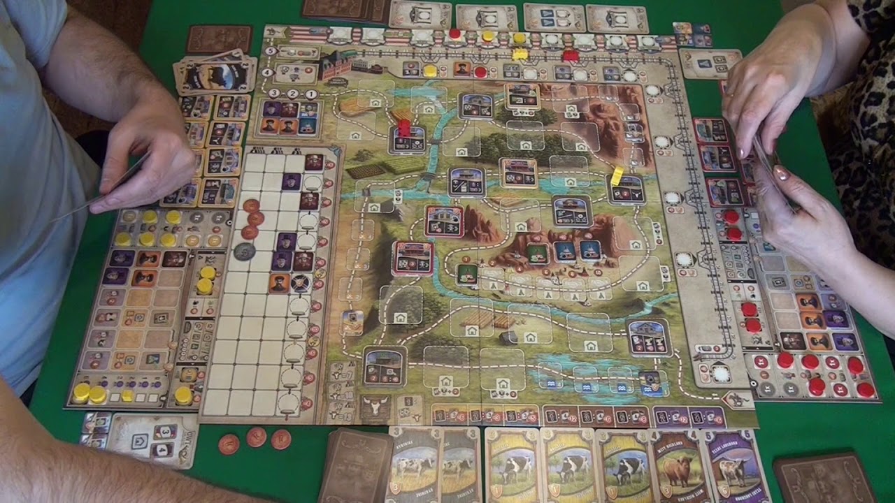 Великий западный путь 3/3 часть - играем в настольную игру.