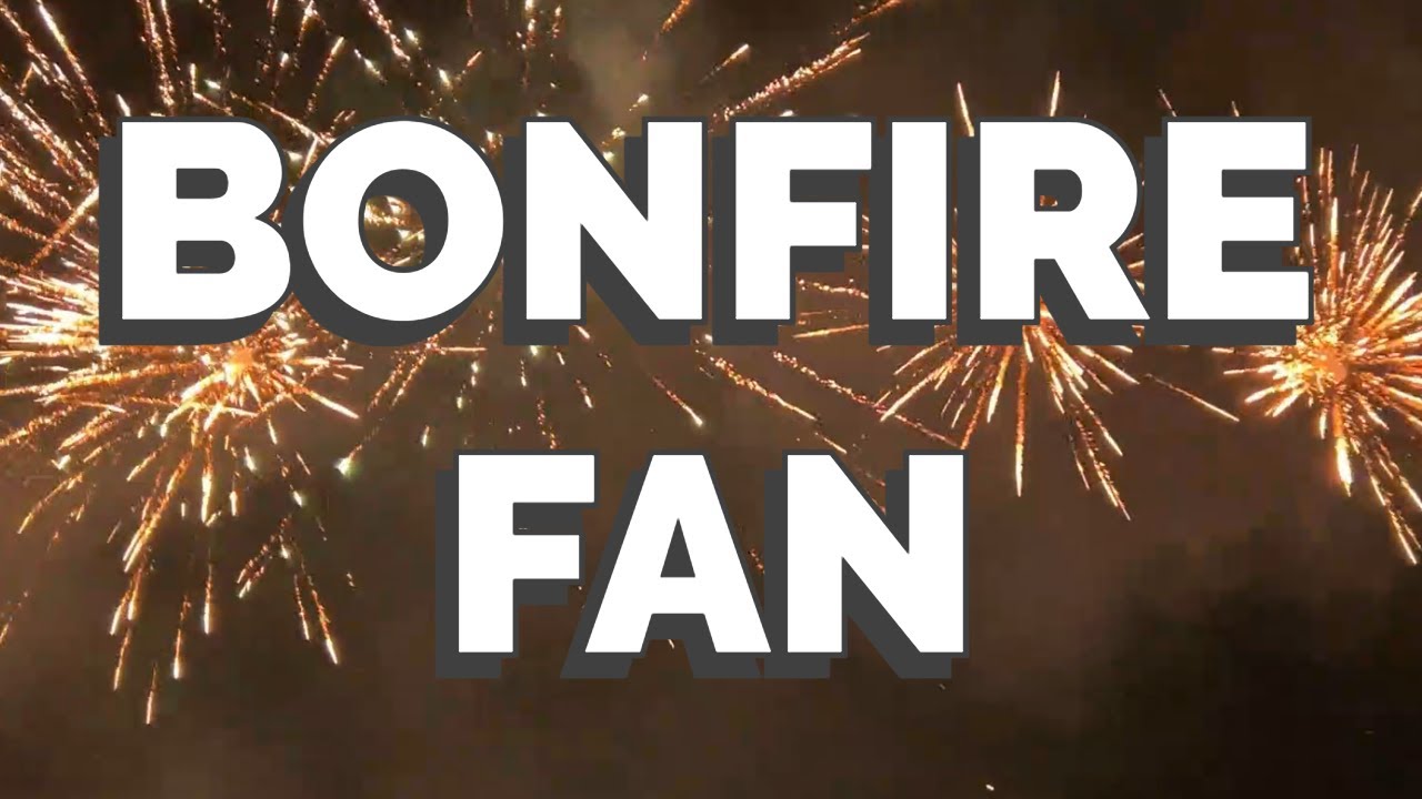 Golden Bonfire Fanshape van Bonfireworks