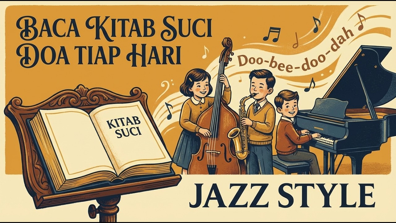 Lagu Sekolah Minggu!! Baca Kitab Suci Doa Tiap Hari (Jazz Style)