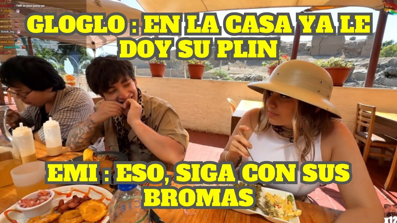 GLOGLO LE HACE BROMAS A EMIKUKIS + GLOGLO DICE QUE LE PEGAN