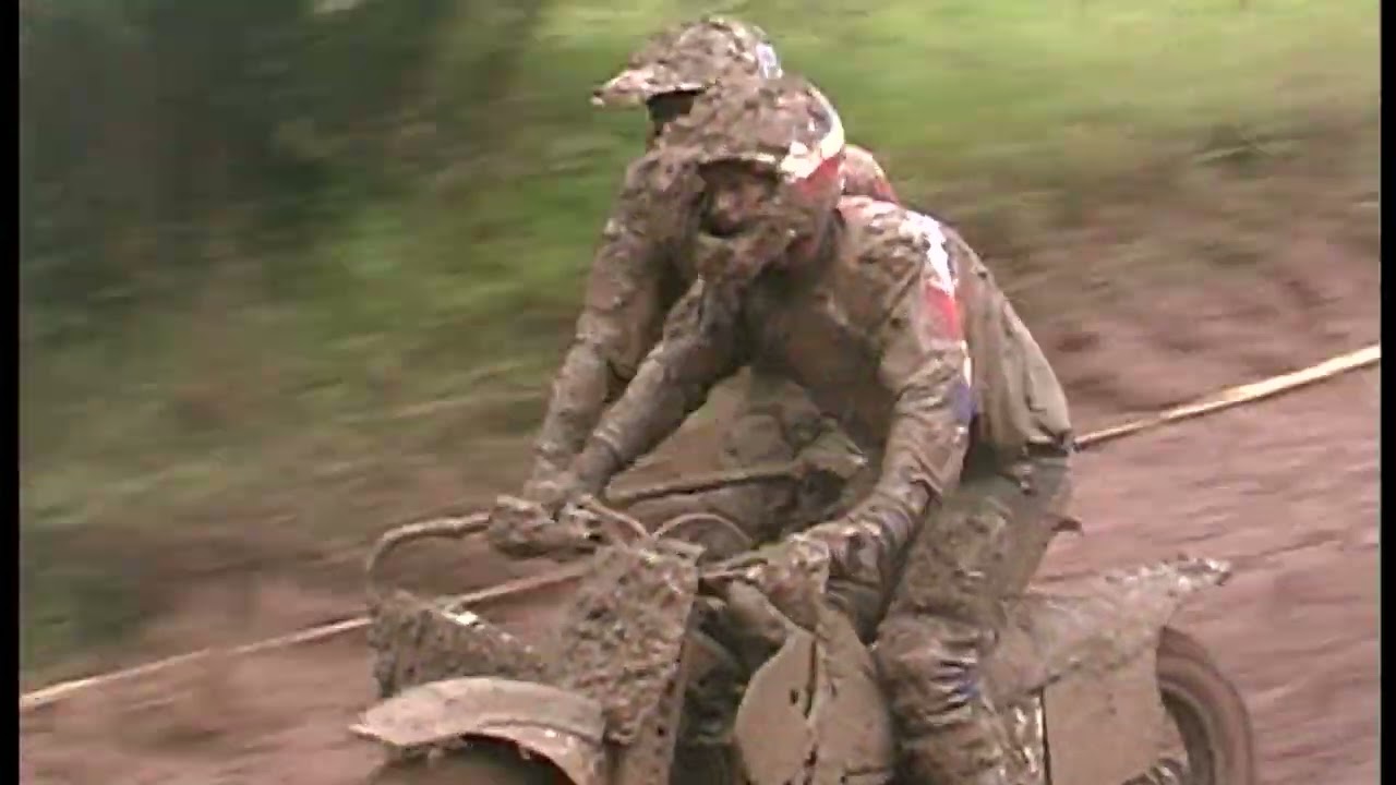 Sidecar motocross racing World championship Germany GP 2000 Rudersberg