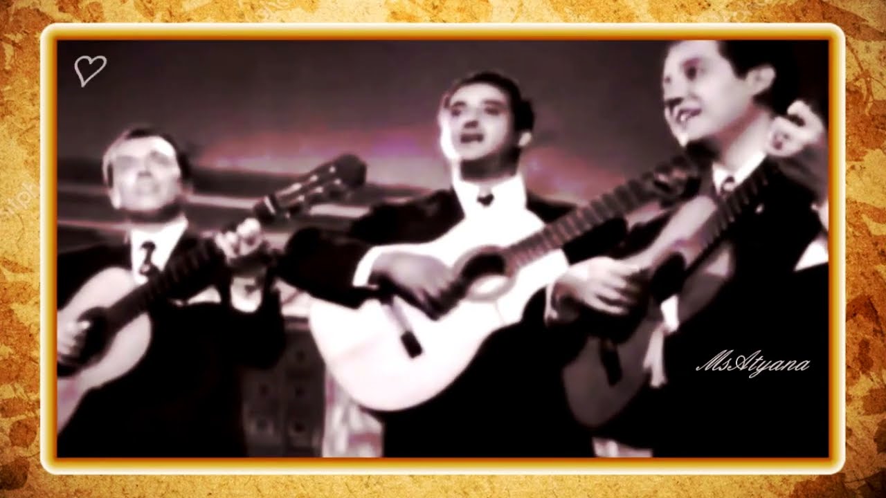 Ретро 60 е - Трио Лос Панчос - Милая моя / Cielito Lindo (клип)
