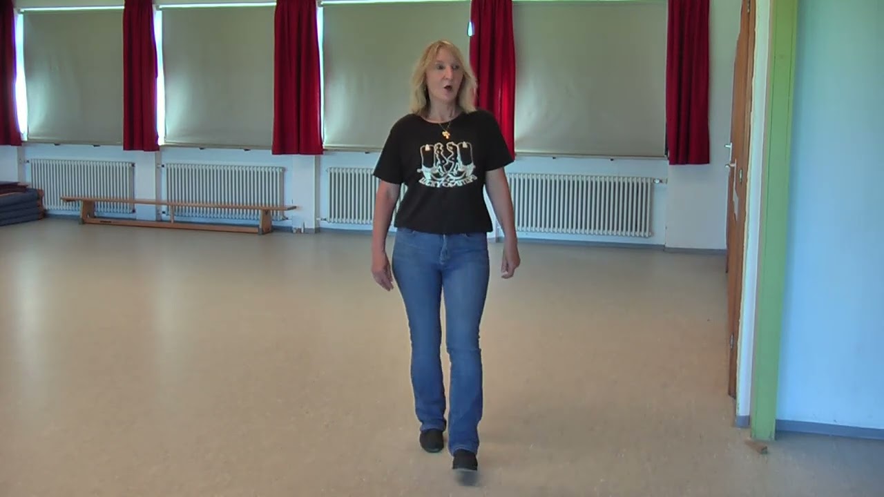 Line Dance Billys Dance Teach & Demo Deutsch