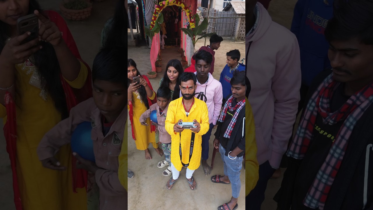 Sarasvati Puja Festival – Drone Rocket Shot Magic || DJI Mini 3 || 