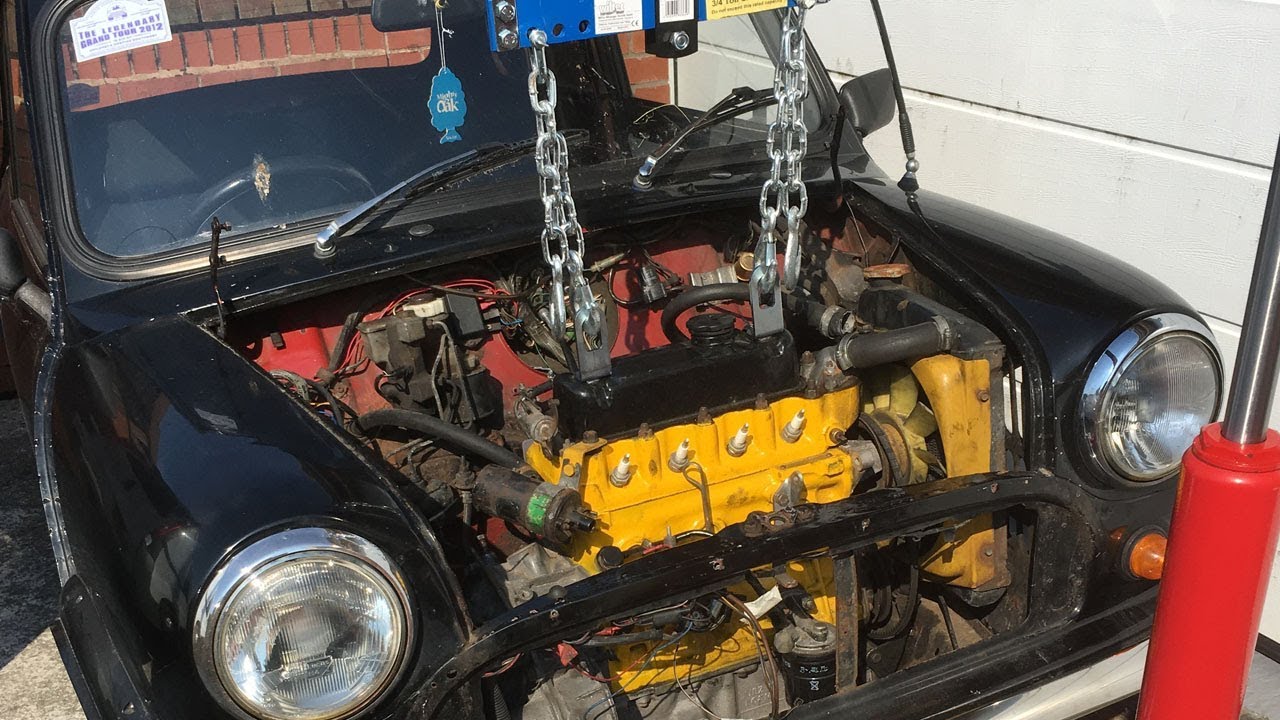 Classic Mini Restoration Video #2 - Removing An A Series Engine Following The Haynes Manual