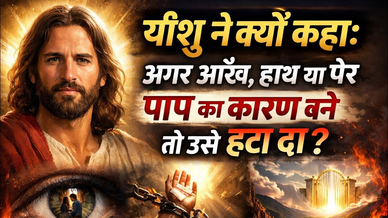 “यीशु ने क्यों कहा: अगर आँख, हाथ या पैर पाप का कारण बने तो उसे हटा दो?”🙏🫂
