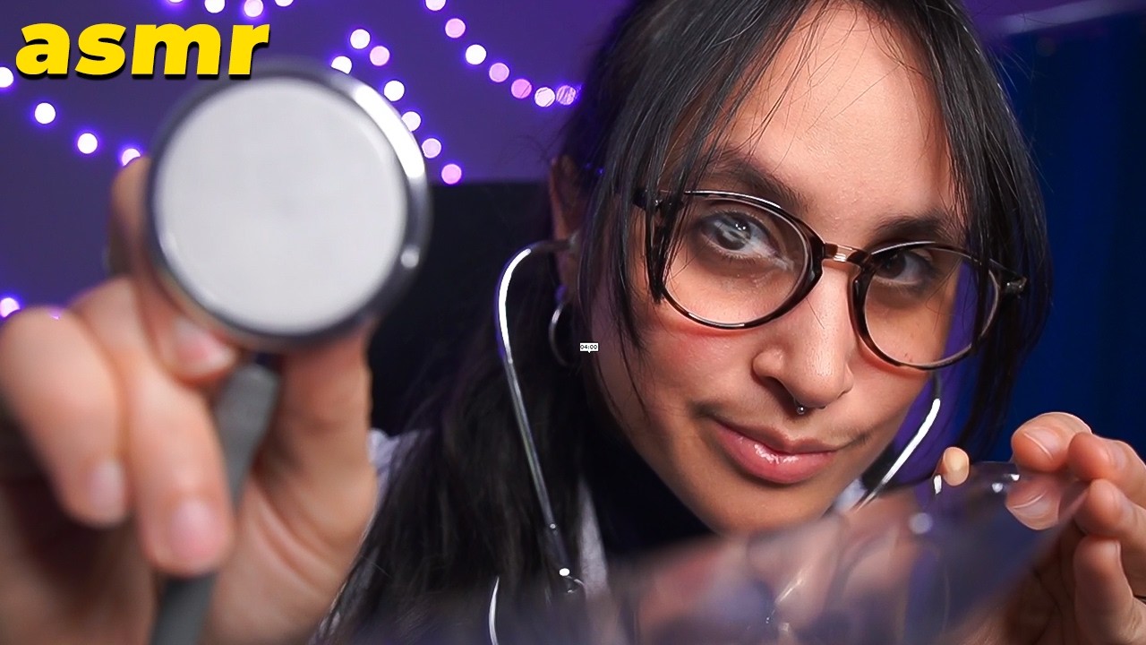 ASMR Examen Físico COMPLETO para dormir 🩺 (test de ojos, oídos, boca, neurológico, cuello, manos...)