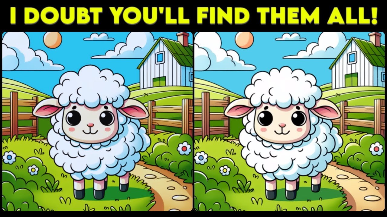 Spot The Difference : Only Genius Find Differences