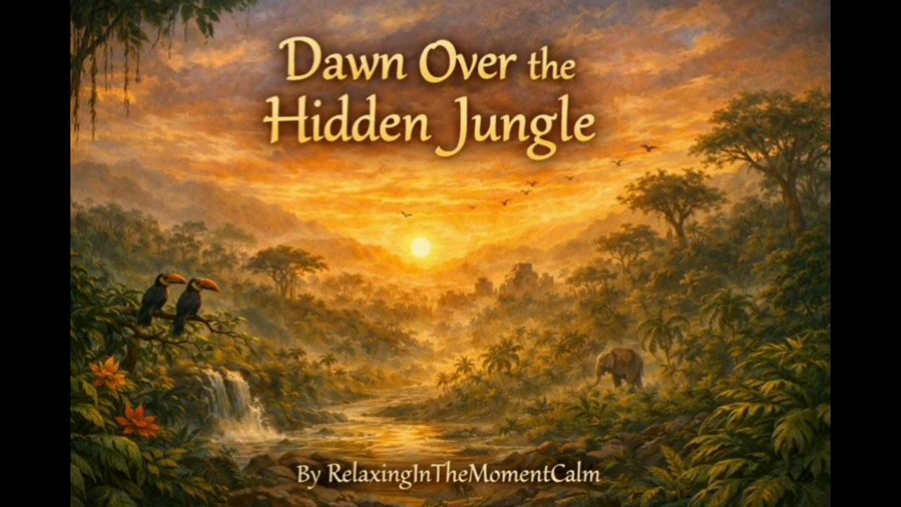 Dawn Over The Hidden Jungle ~ Peaceful ~ Calming ~ Background Music