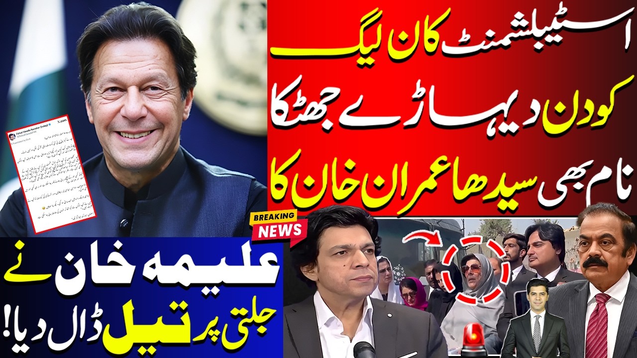 Establishment Angry On N-League Deal Claim Via Faisal Vawda |Aleema khan Also Offered For Imran Khan