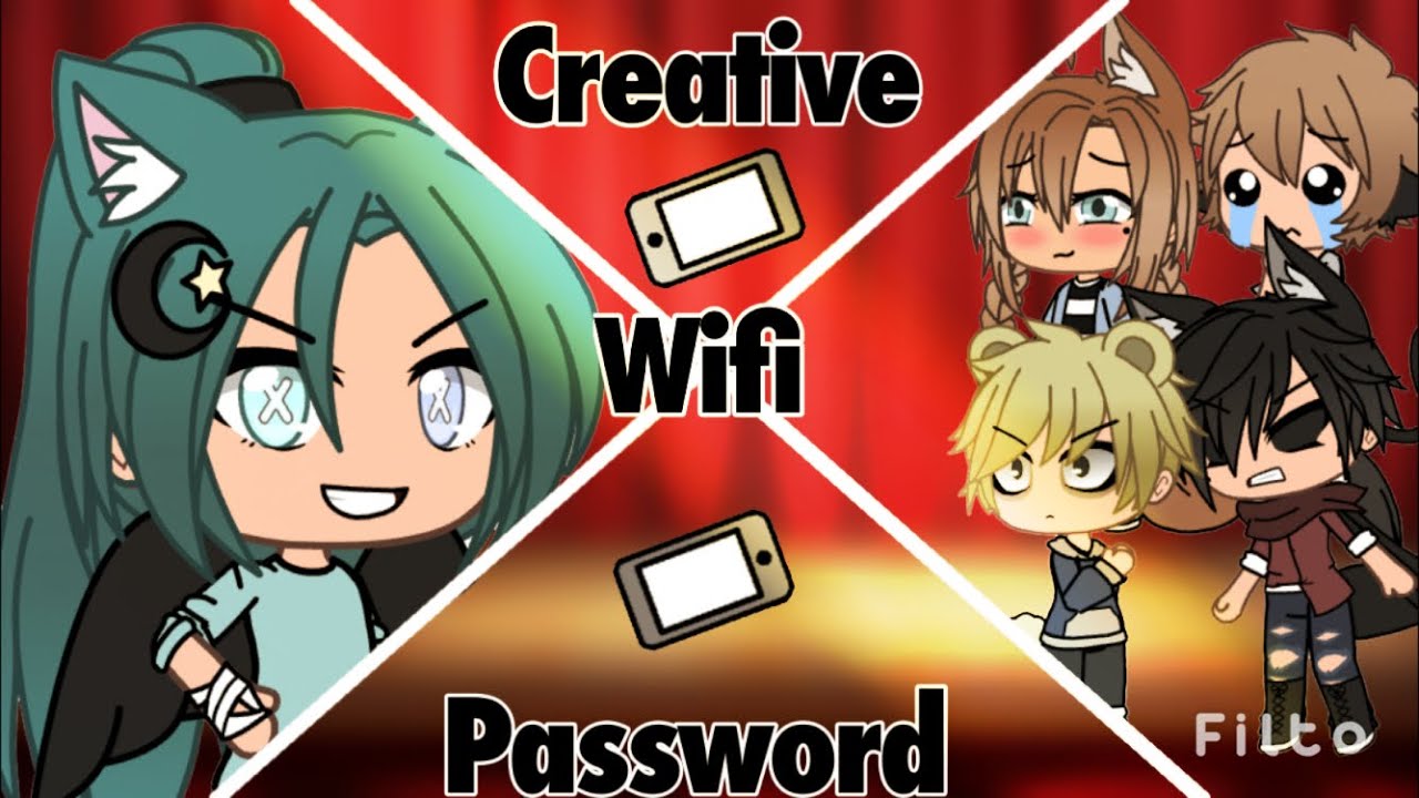 Creative WiFi Passwords// Gacha Skit