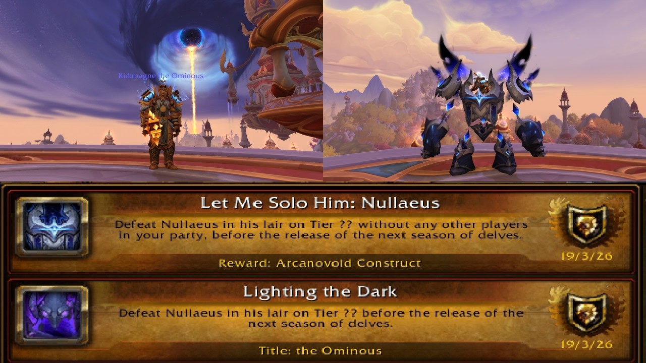 Нулеус ?? Подземелье - Позвольте мне убить его в одиночку - Паладин Возмездия - уровень экипировк...