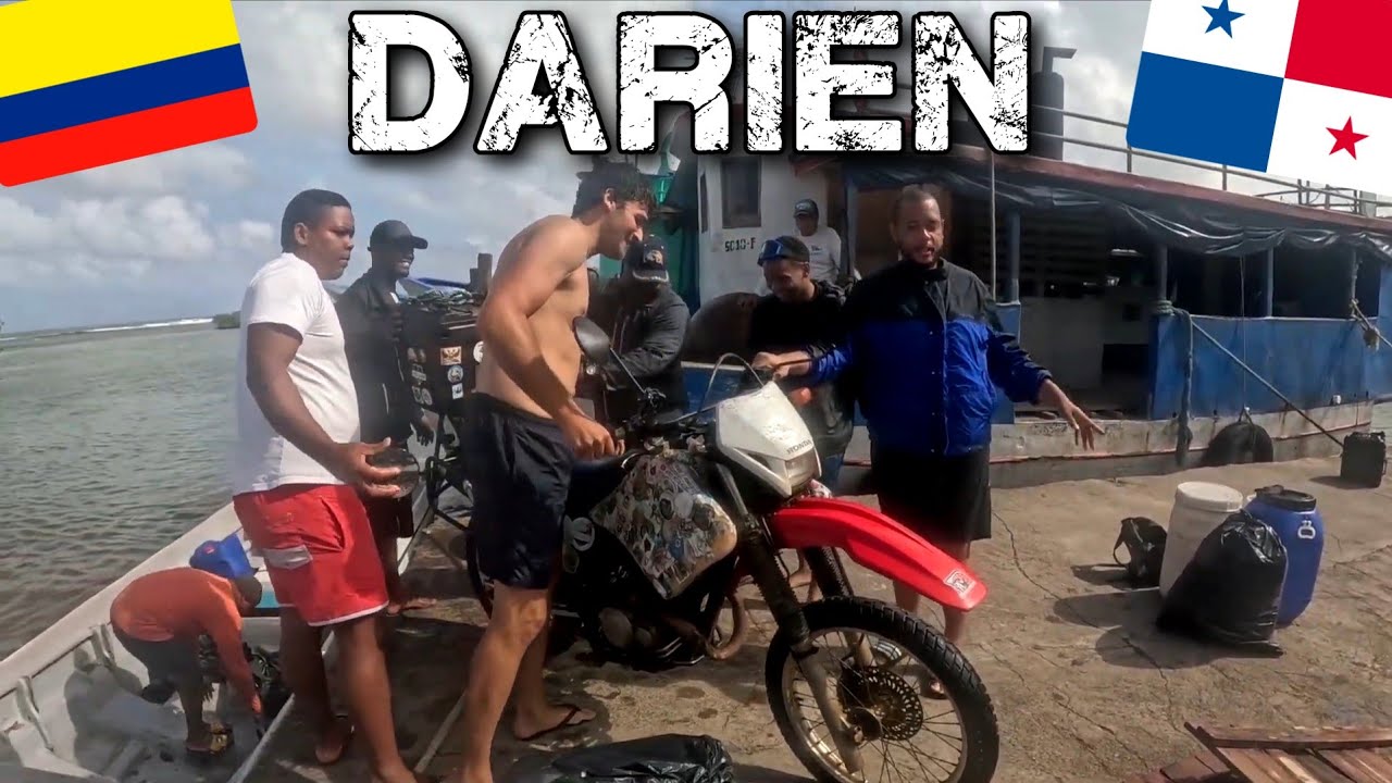 Cruce del TAPÓN DEL DARIEN (Colombia a Panamá) en moto [Ep.34] Ushuaia Alaska 2026