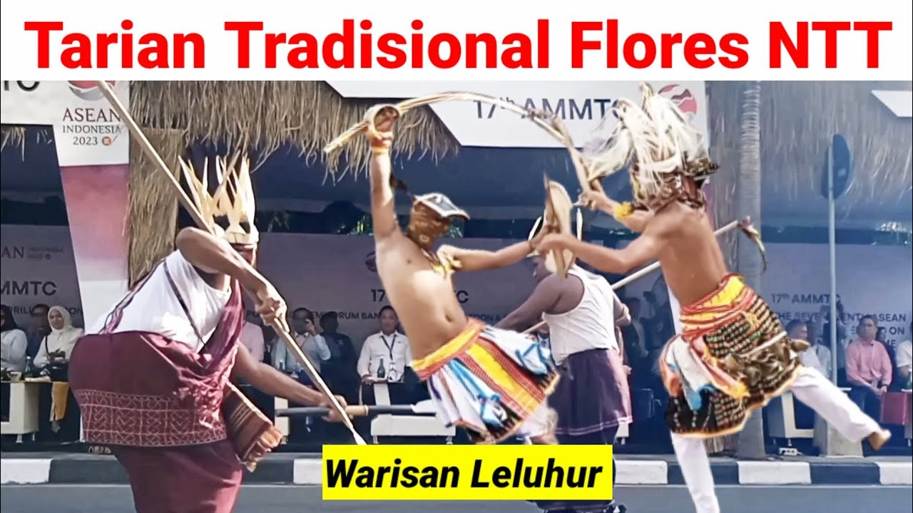 Wow..!! Tarian ADAT FLORES Membuat Tamu Delegasi 14 Negara AMMTC TERKESIMA
