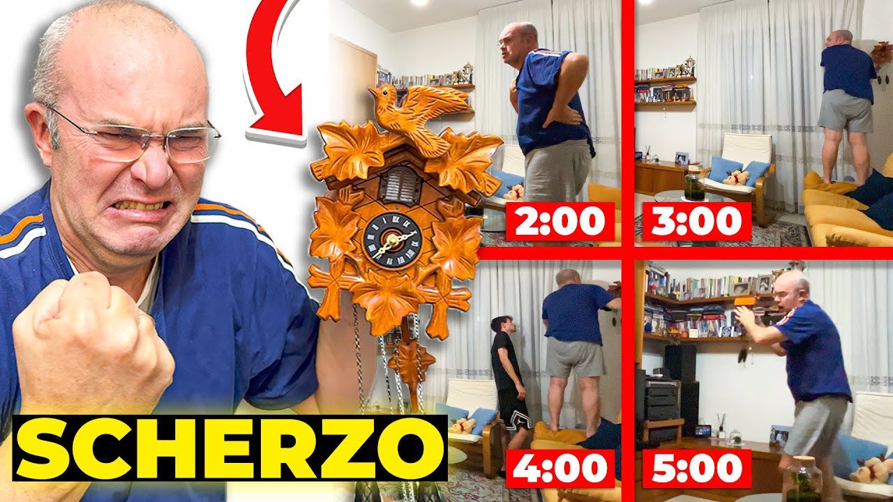 SCHERZO UCCELLO alle 3 DI NOTTE in CASA a MIO PAPÀ! *LEGGENDARIO*