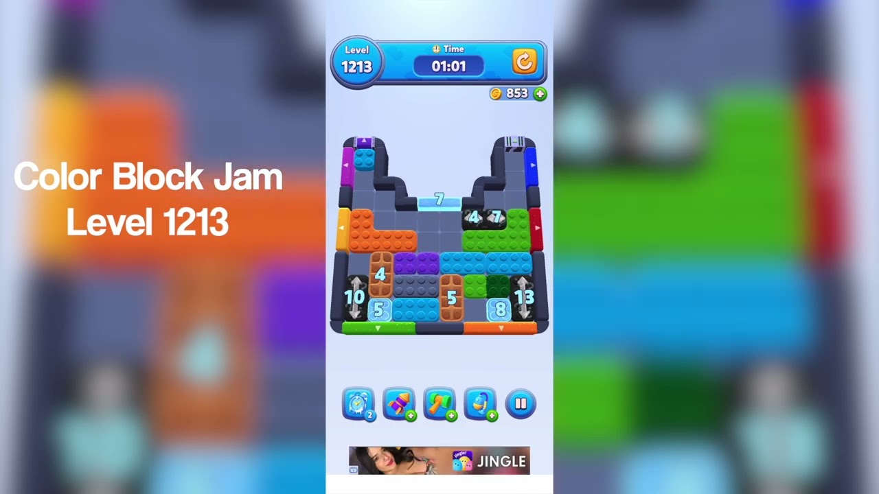 Color Block Jam - Level 1213 Walkthrough & Solution 🧩