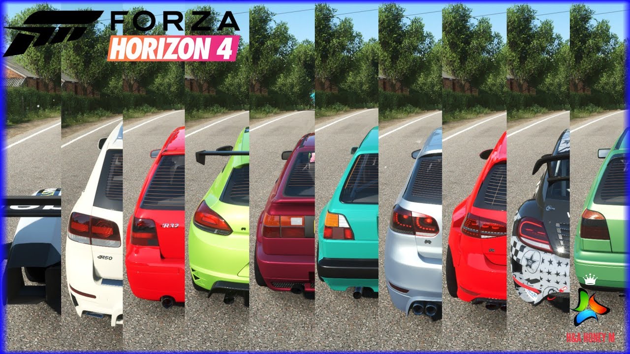 Top 10 Fastest Upgraded VW in Forza Horizon 4 | (VolksWagen) Top Speed Battle - New GPU Edition