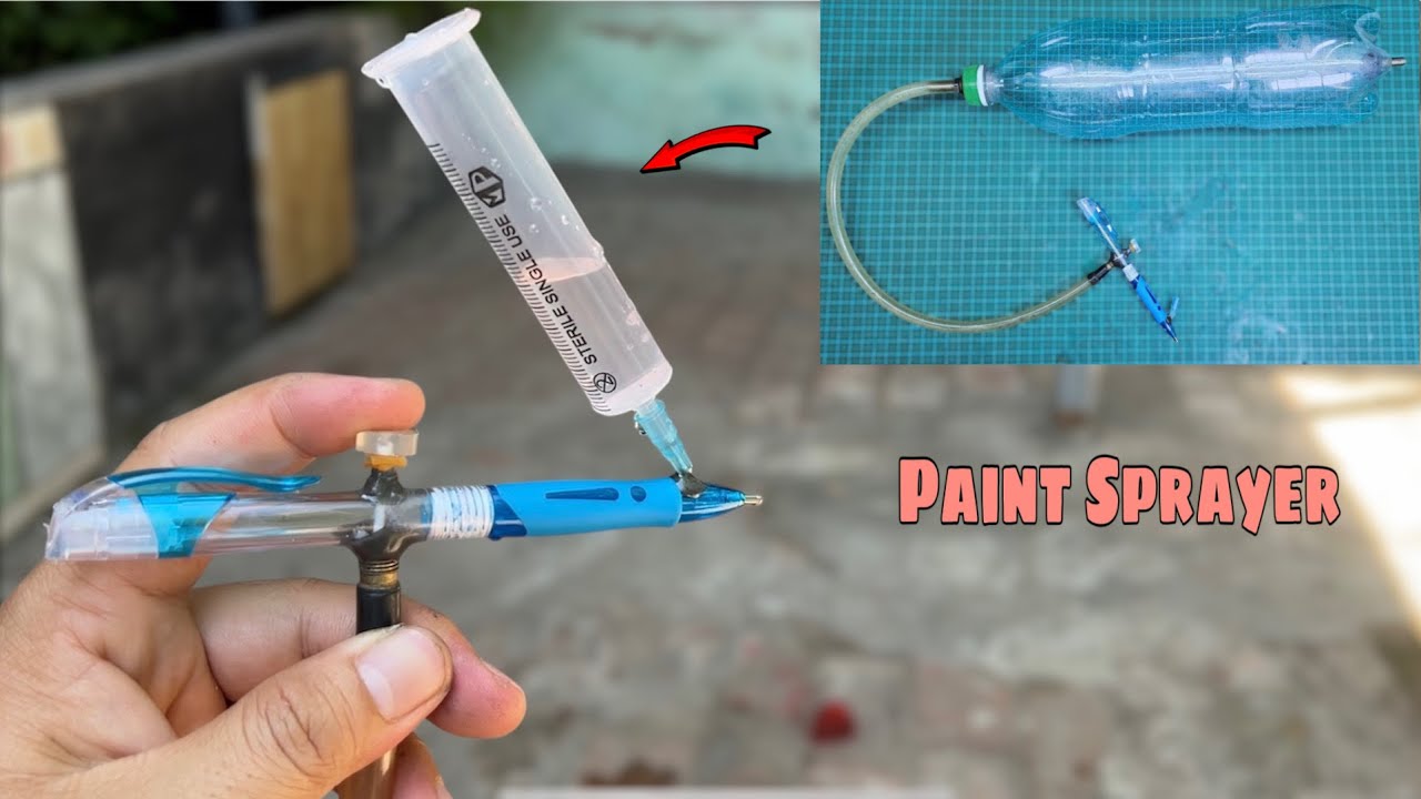 How To Make A Paint Sprayer With A Pen