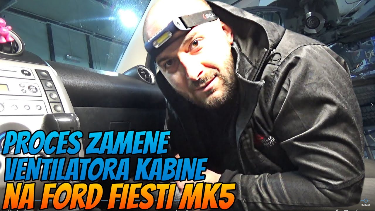 Zamena ventilatora kabine Ford Fiesta mk5