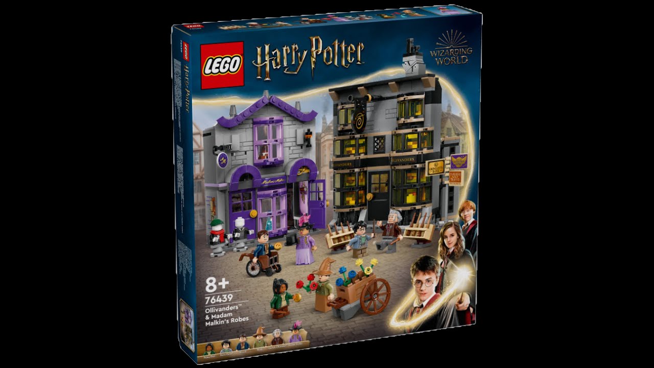 LEGO Harry Potter 76439 Ollivanders & Madam Malkin's Robes unboxing & speed build